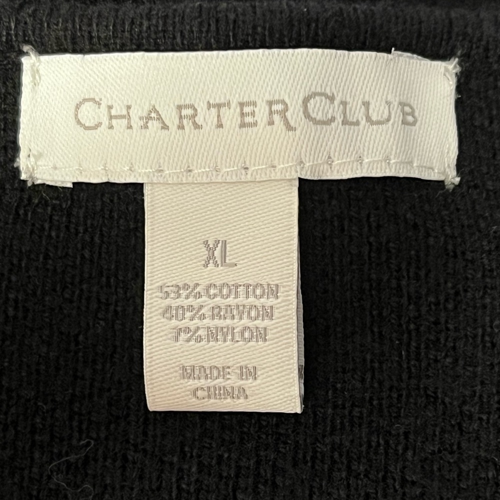 Charter Club Animal Print Sweater - Picture 4 of 6